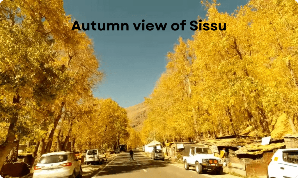 Autumn view of Sissu