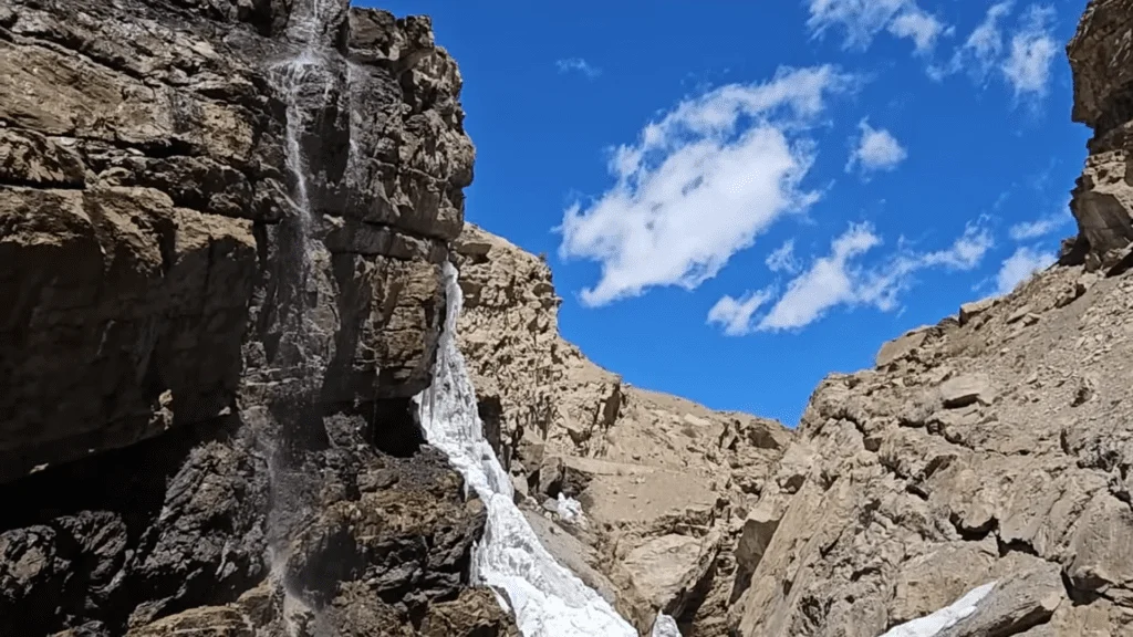 Lingti waterfall spiti valley
