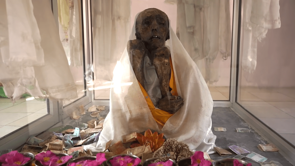 500-year-old mummy of Sangha Tenzin